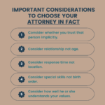 Important Considerations for Choosing an Attorney in fact