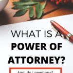 What is a power of attorney. pin