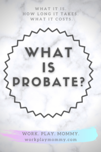 What is probate pin. 