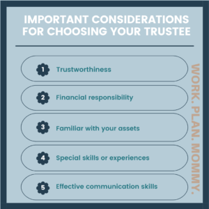 Choosing your trustee