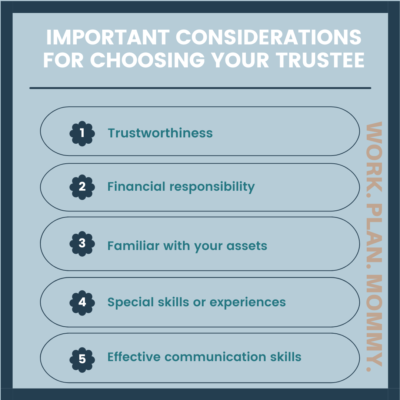 How to Choose a Trustee: Important Considerations for Choosing a Trustee