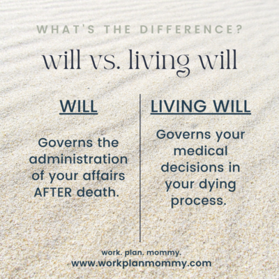 Will vs. Living Will: What is the difference between a will and a living will?